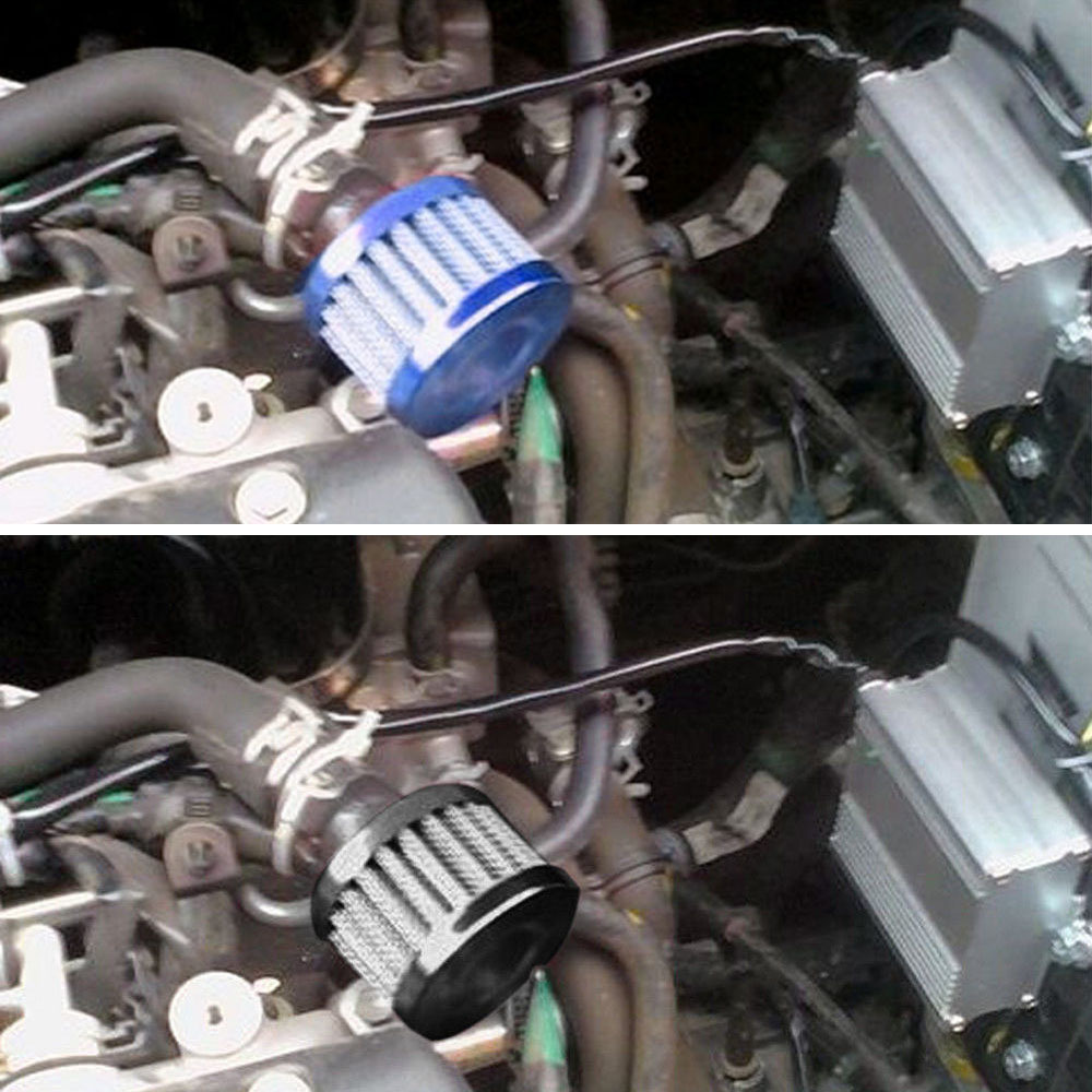 Universal Interface Auto Luftfilter Kleine 12mm Für Motorrad Turbo High Flow Racing Kalten Lufteinlass Filter Pilz Kopf