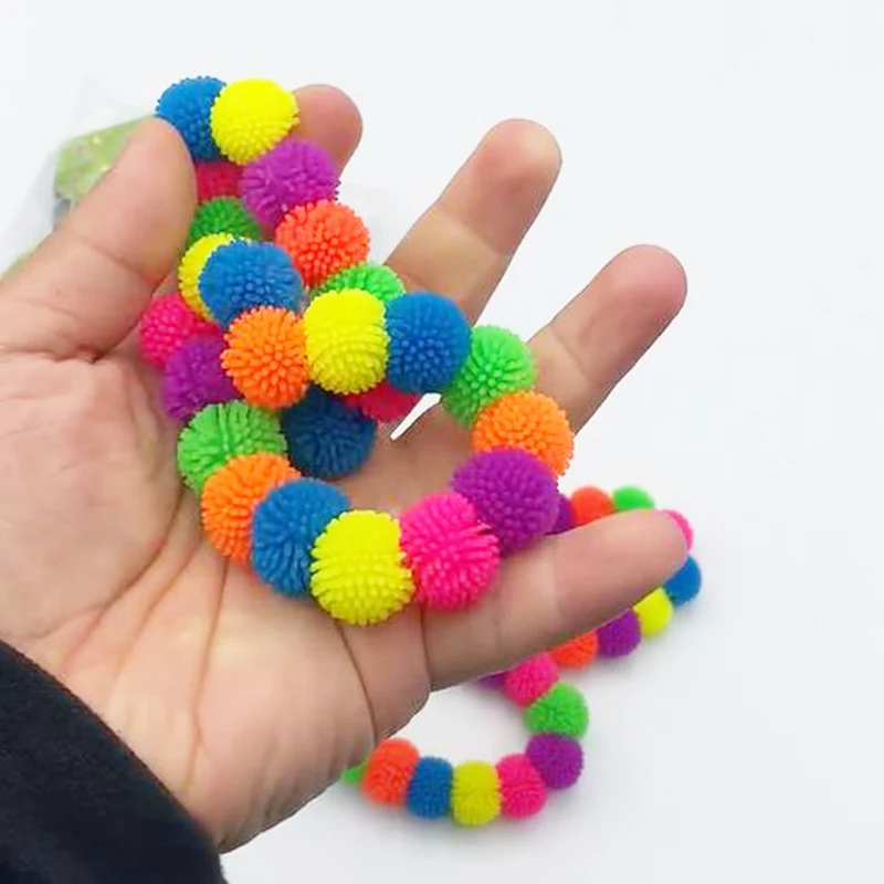 12 Chiếc Nhiều Màu Gai Nhọn Phòng Hộ Bóng Vòng Tay Vòng Đeo Tay Mới Lạ Fidget Đồ Chơi Bóp Squishy Cảm Giác Căng Thẳng Giảm Antistress Đồ Chơi