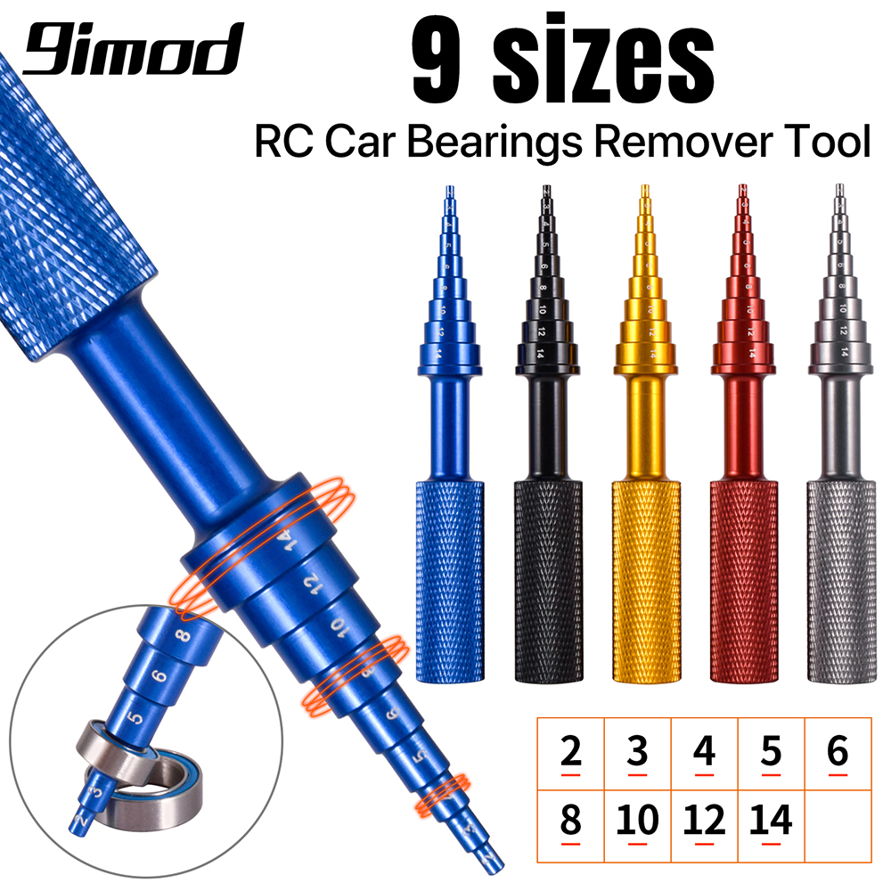 9IMOD RC Auto Kogellager Removal Tool Puller Remover Antislip Reparatie Tools 2-14mm