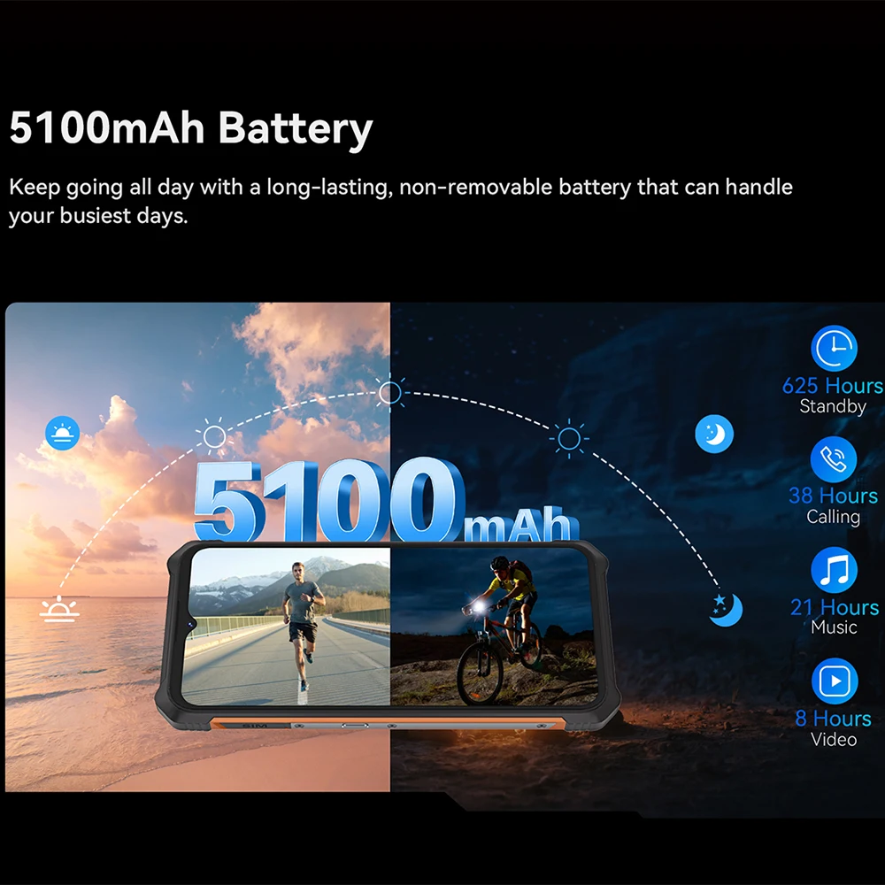 Cubot KingKong ES, Ultra-thin Rugged Smartphone, Octa-Core,16GB RAM(6GB+10GB),