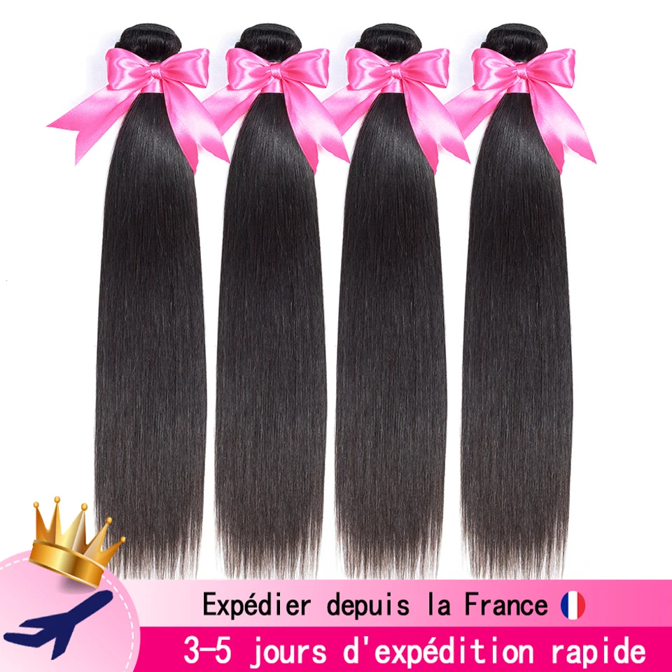 Tissage cheveux humain lote en 12-32 polegadas tissage livraison 3 a 5 horas tecer brasileiro cor natural extensões de cabelo humano