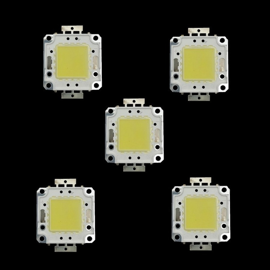 3/pcs Perline LED ad alta luminosità Chip 100W 50W 30W 20W 10W LED COB Chip Bianco bianco caldo per faretto luce di inondazione fai da te