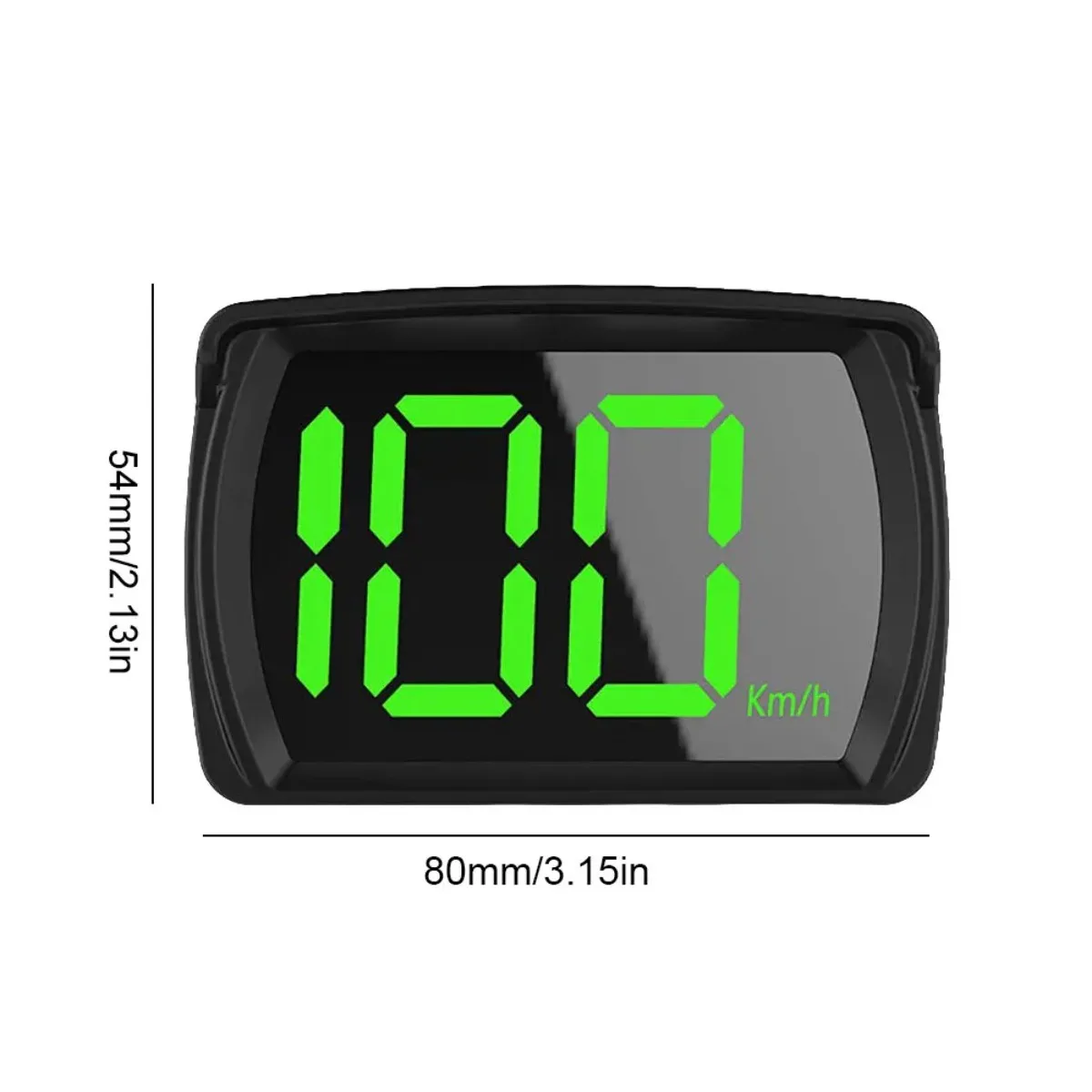 Universele Digitale GPS Snelheidsmeter Dual Chips KMH MPH Herinnering Meter HD LCD Display Plug en Play Groot Lettertype voor Alle Voertuigen PH043