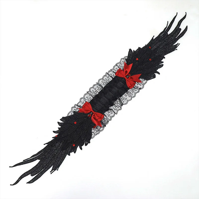 Donkere engelenvleugels hoofdband subcultuur originele windvleugels haaraccessoires punk windvleugels hoofdtooi