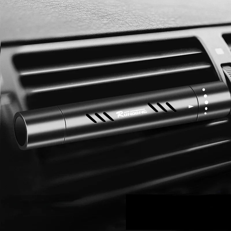 Car Air Freshener Decoration Fragrances Solid Balm Deodorant Home Aromatherapy Propeller Rotating Perfume Diffuser 1pc