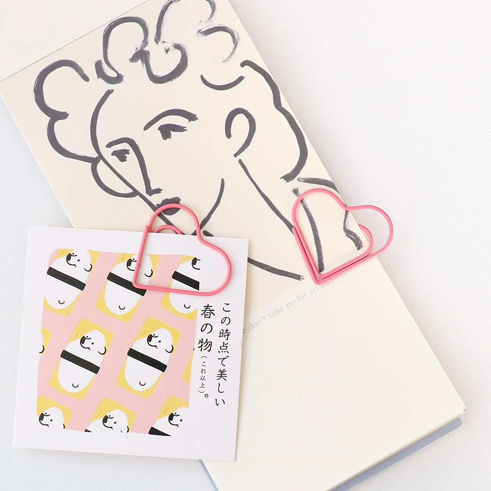 30 teile/satz Metall Büroklammern Herz Binder Clip Lesezeichen Buch BindingNote Decor Schreibwaren Schule Büro Bindung Liefert