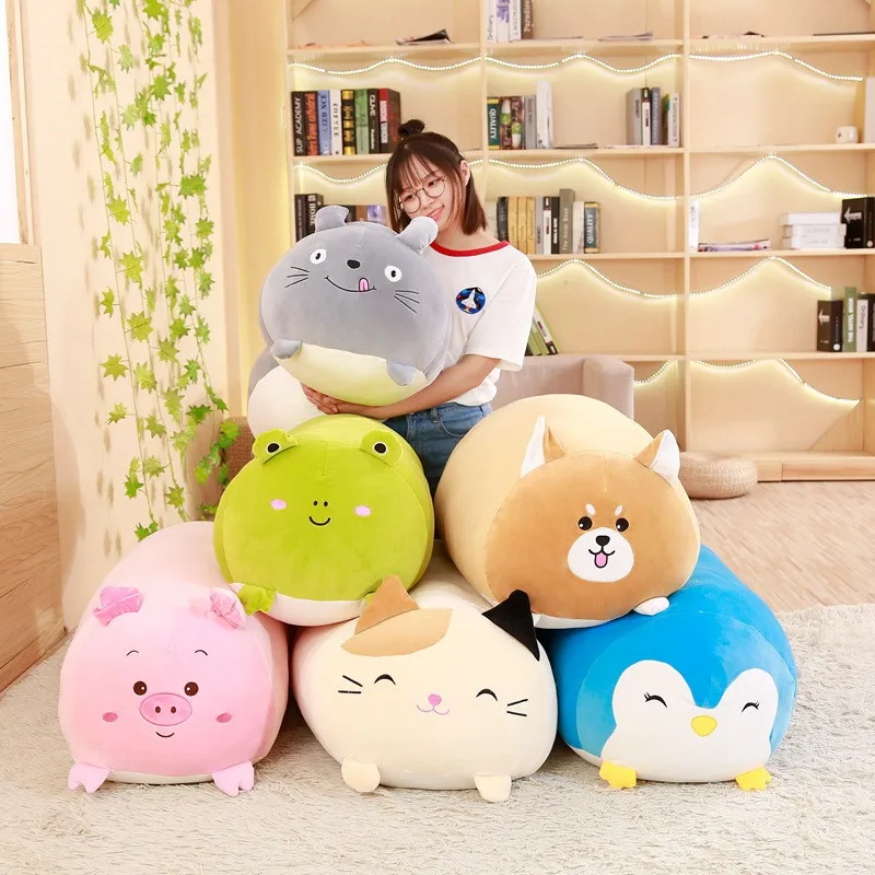 90Cm Mềm Động Vật Hoạt Hình Góc Sinh Học Vỏ Gối Hình Chó Dễ Thương Mèo Khủng Long Con Heo Con Kỳ Lân Sang Trọng Đồ Chơi Nhồi Bông Đáng Yêu Kid birthyday Tặng