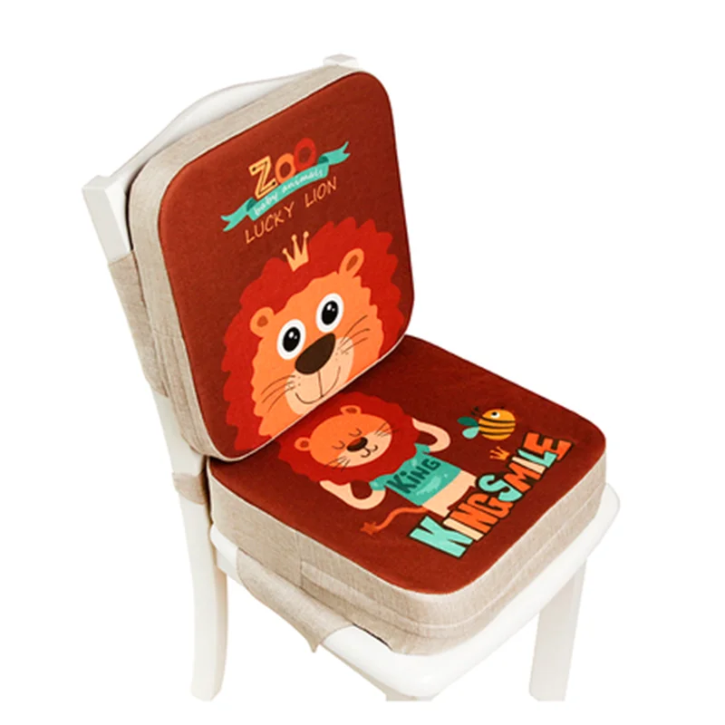 Bebê Anti-Skid impermeável ajustável Almofada da cadeira, Booster Seat, Children's Dining Chair Pad, Booster Pad