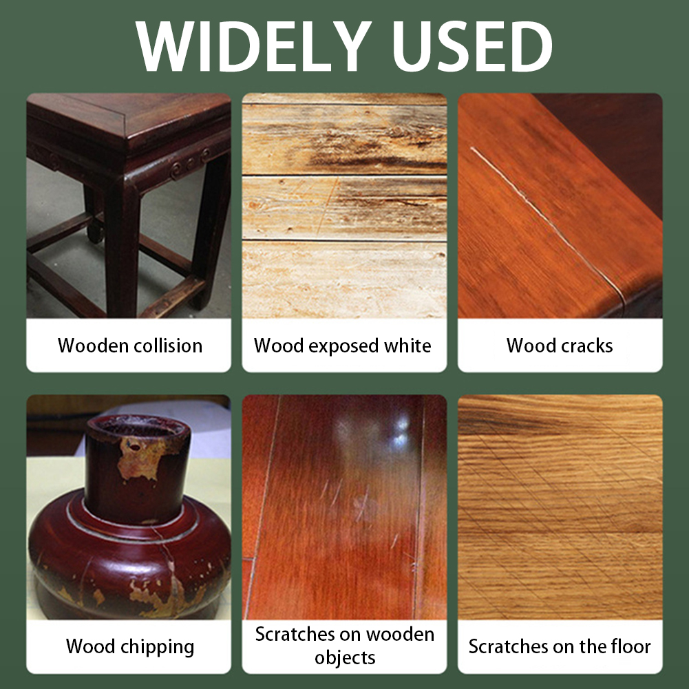 1/2 Stuks Houten Meubels Overspuiten Verf, Multifunctioneel Kras Reparatie Middel, Diy 16 Kleuren Meubels Repareren Pasta Herstellen Tool