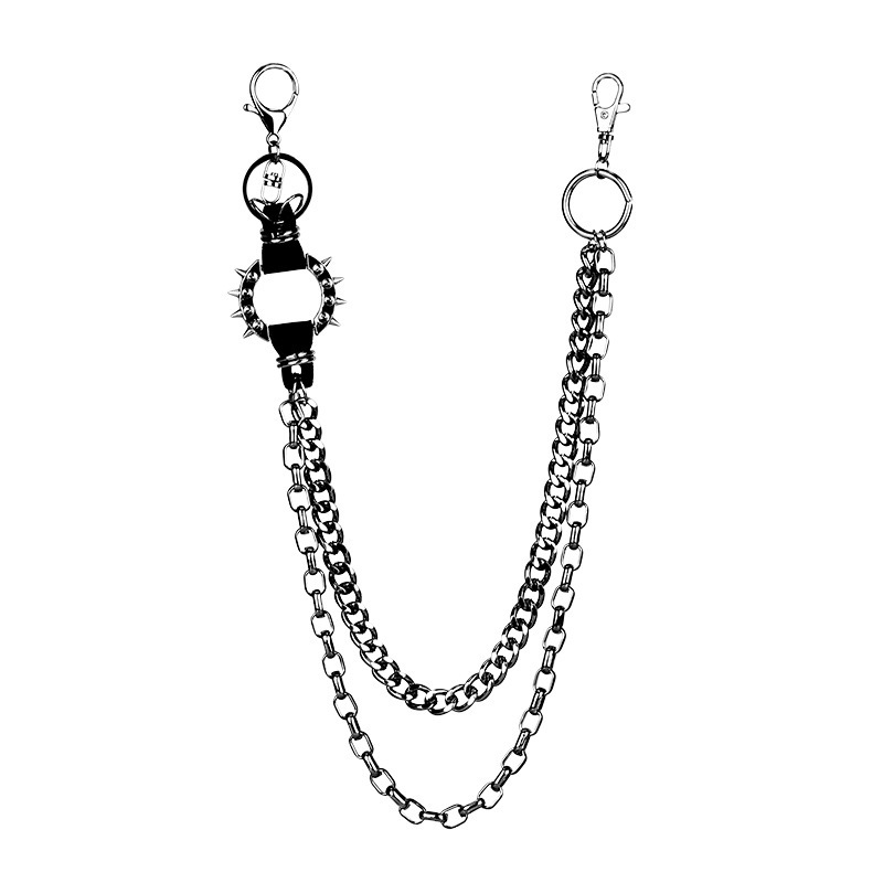 Gun Black Color Hiphop Broek Riem Kettingen Sieraden Accessoires