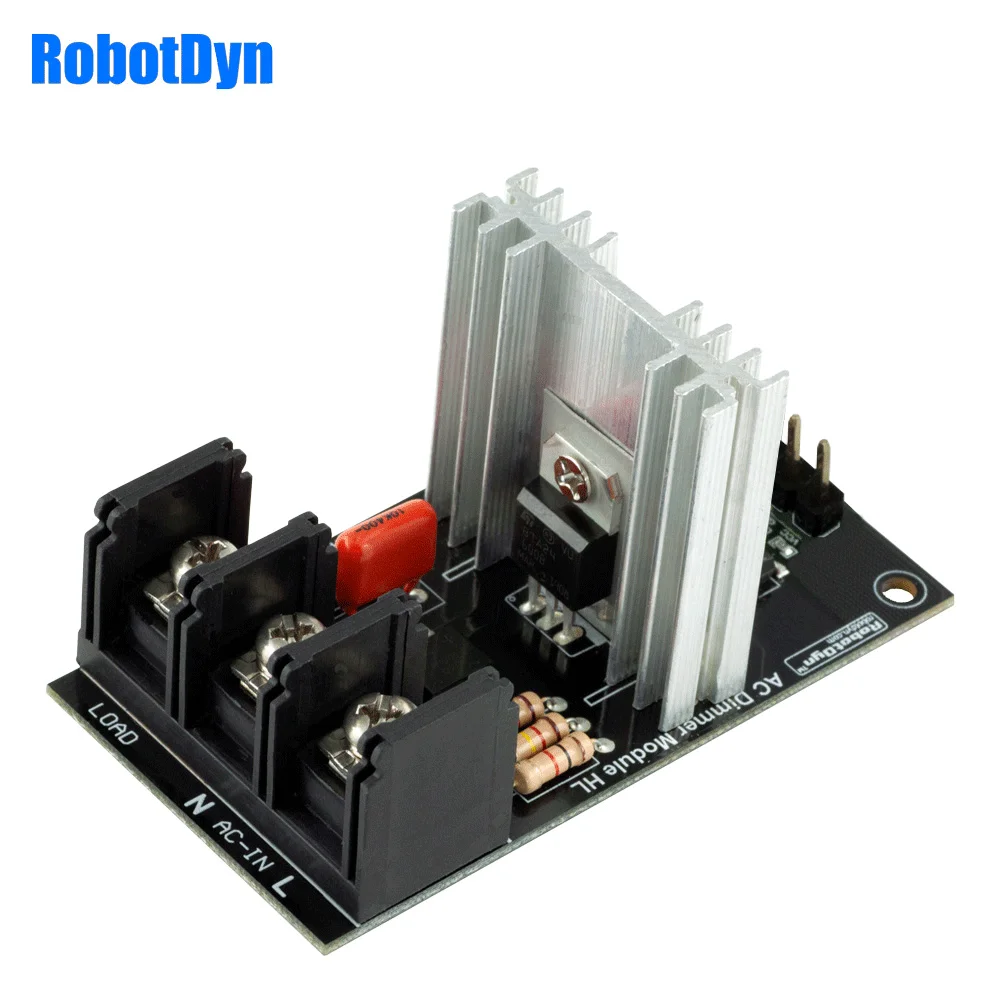 AC Light lamp dimming and motor Dimmer Module, 1 Channel, 3.3V/5V logic, AC 50/60hz, 220V/110V - 600V