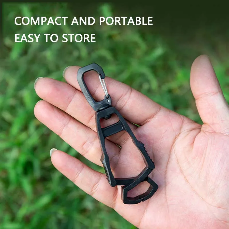 TARKA-Pince de travail multifonctionnelle en plastique, support de sécurité pour gants, fournitures de camping