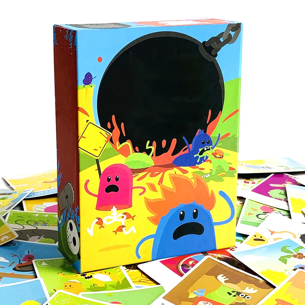 Cartões de jogo cooperativo estratégico multiplayer de tabuleiro para interação pai-filho, jogos de festa de Halloween e Natal