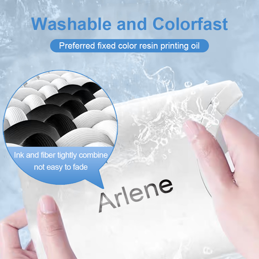 Custom Personal Name Stamp for Clothing, Waterproof and Fade-Resistant, Black and White Ink, Suitable for All Fabrics
