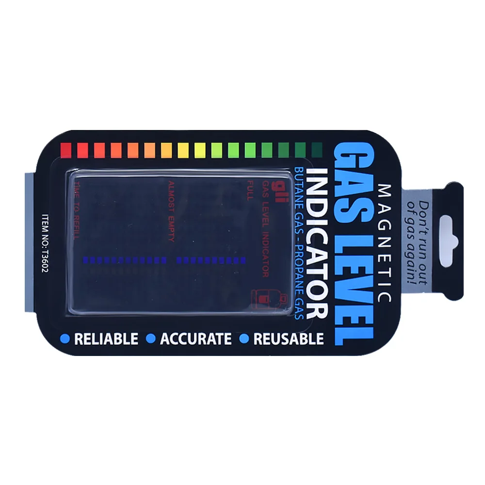 Propane butane liquefied petroleum gas tank level indicator magnetic instrument caravan bottle temperature measuring rod