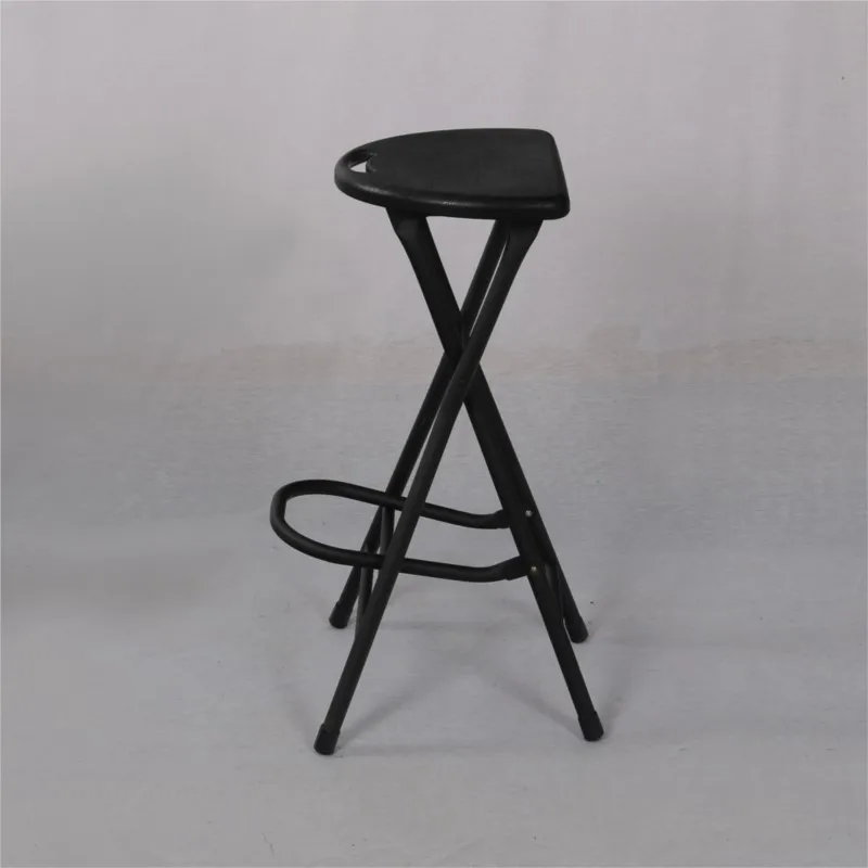 OMGD Folding Balcony Stool Fishing Stool Bar Stool Portable High Desk Stool With Folding Foot Stool