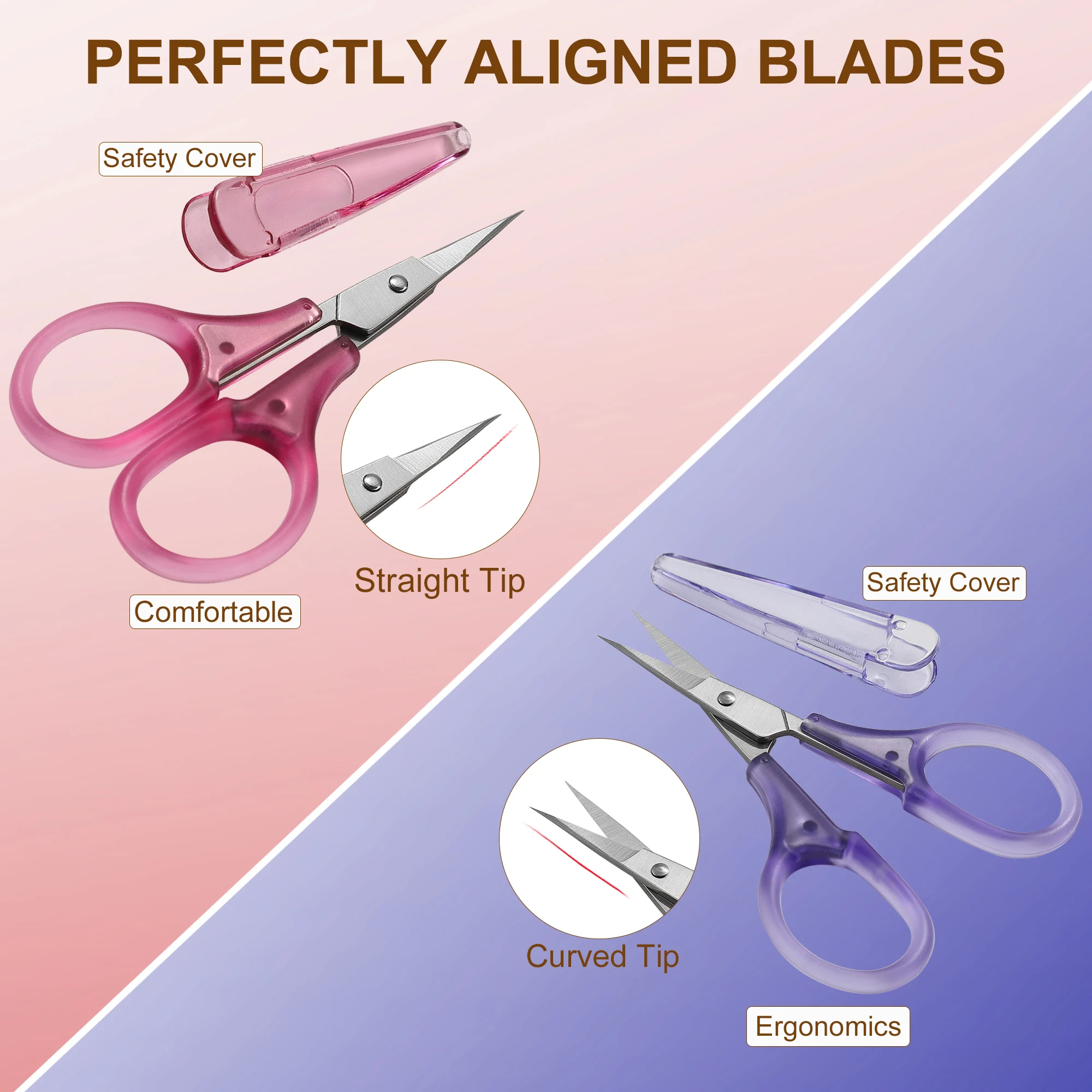 Multipurpose Mini Craft Scissors Precision Detail Cutters Ideal for Paper Cutting, Scrapbooking Beauty & Sewing Craft Scissors