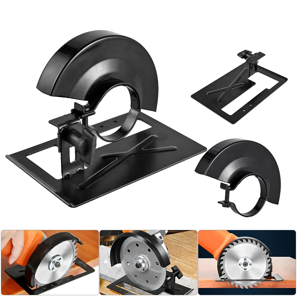 Balance Basis Schutz Abdeckung für DIY Holzbearbeitung Werkzeuge Einstellbare Metall Winkel Grinder Halterung Ständer Halter Schutzhülle Set