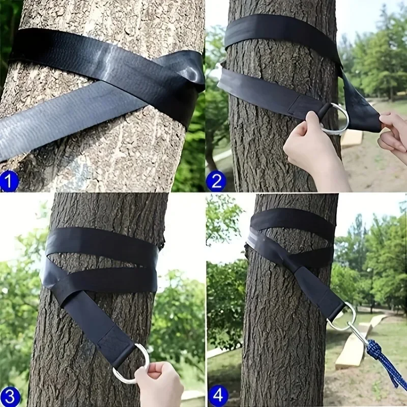 Cinghia per amaca altalena Imbracatura per esterni Custodia portatile Kit cinghia per altalena durevolePer tutti i tipi di accessori per altalena