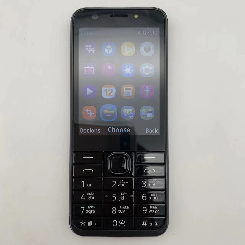 Original 230 2Sim GSM 900/1800 Loudspeaker Bluetooth FM Camera CellPhone Russian Arabic Hebrew Keyboard Made in Finland Unlocked