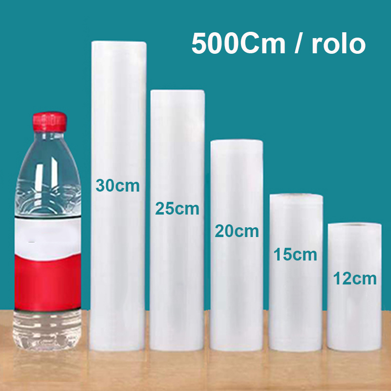 Sacos de embalagem a vácuo rolo sacos seladores a vácuo para alimentos embalados a vácuo rolo sacos de armazenamento a vácuo 500cm/rolos sacos de vácuo rolos