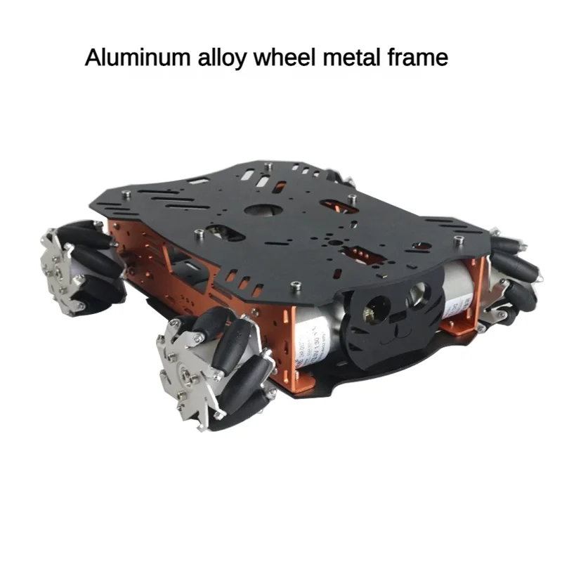 10-25Kg Belasting RC Tank Metalen Mecanum Wiel Robot Auto voor Arduino Robot DIY Kit met 12V Encoder Motor Ps2 Programmeerbare Robot Kit