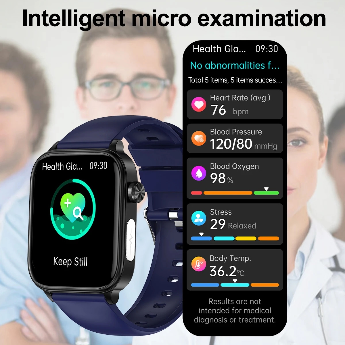 Reloj inteligente para hombres con ácido úrico, grasa en sangre, azúcar en sangre, ECG + PPG, presión arterial, llamada Bluetooth, deportes para Xiaomi, novedad de 2024