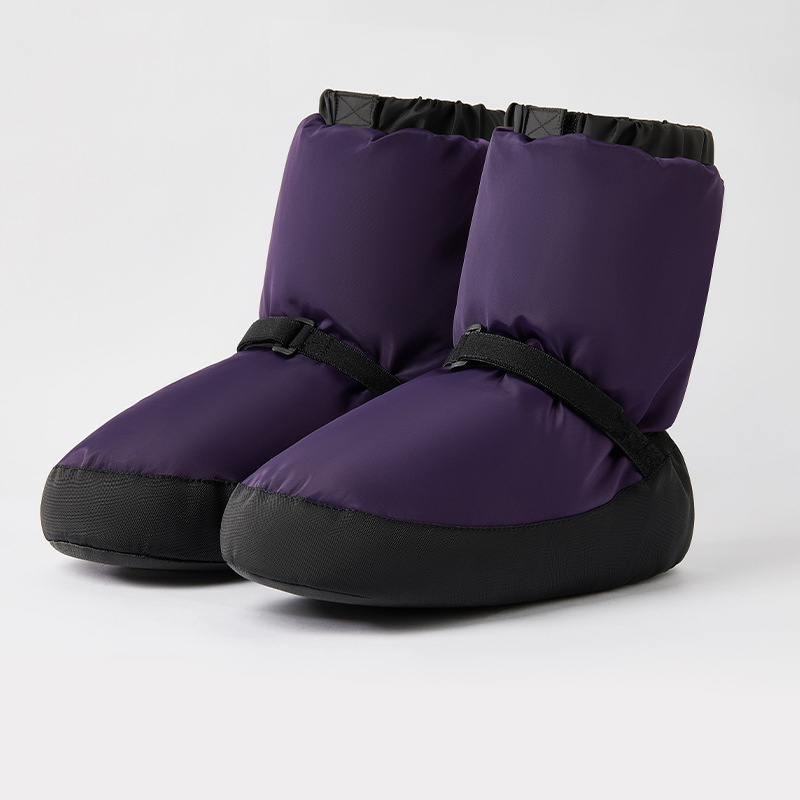 Arcliber sapatos de dança de inverno botas quentes femininas clipe de algodão tornozelo botas exercício corpo sapatos sola macia ballet dança sapatos de algodão