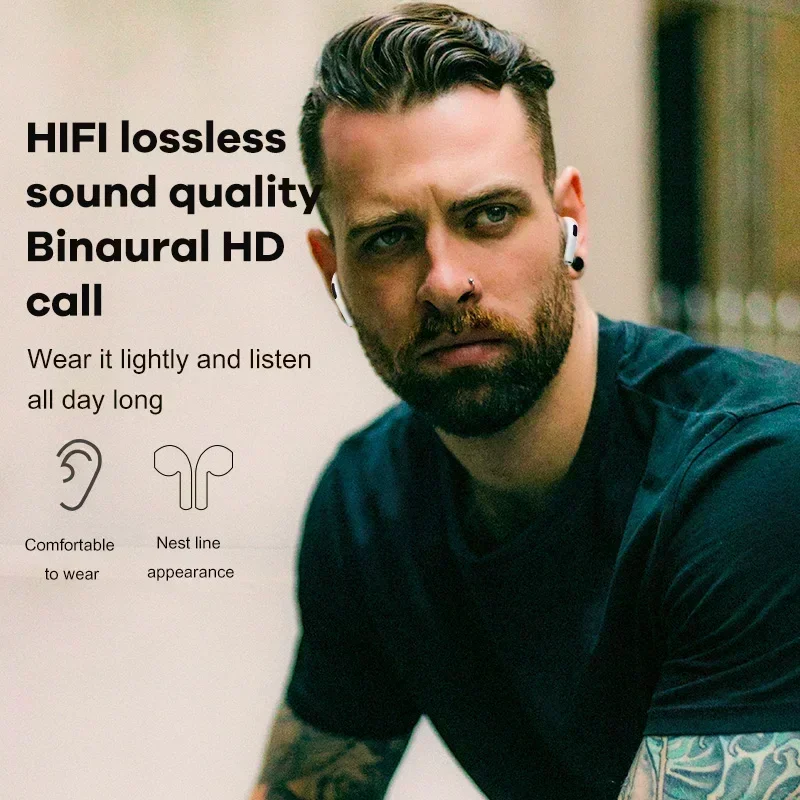 Auriculares Bluetooth Pro 6 TWS Auriculares inalámbricos con Bluetooth Auriculares con cancelación de ruido con micrófono Auriculares inalámbricos Pro6 para IPhone