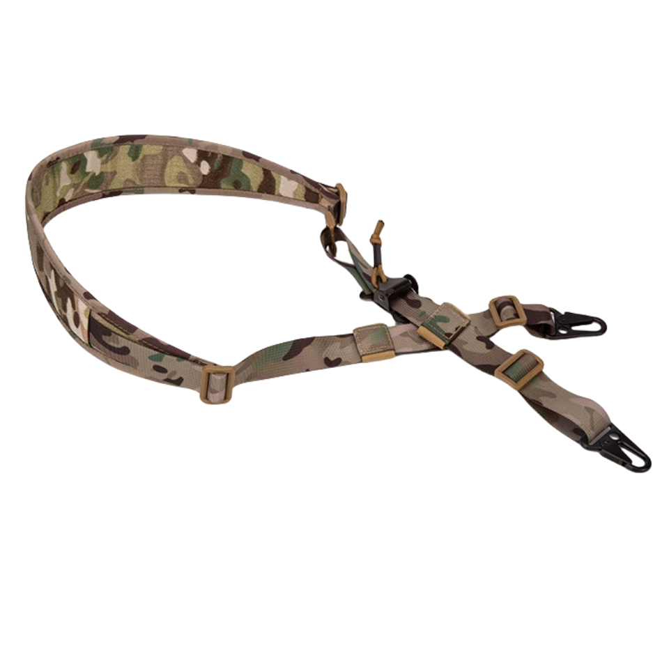 Eslinga táctica para Rifle de caza, extraíble, acolchado de 2 puntos, equipo de tiro Modular de combate, accesorios de correa MC
