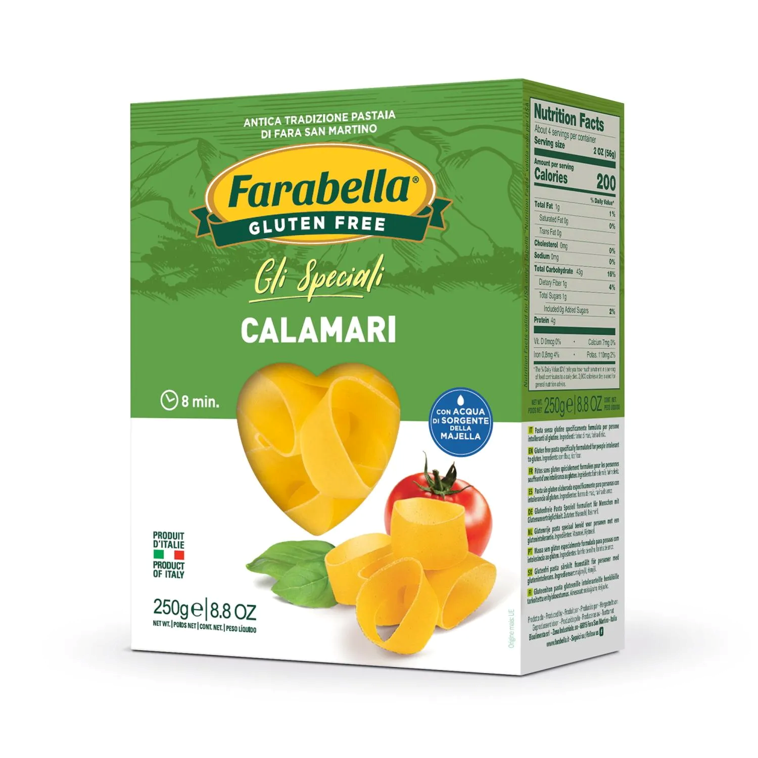 Calamari glutenfreie Nudeln 250g - Farabella