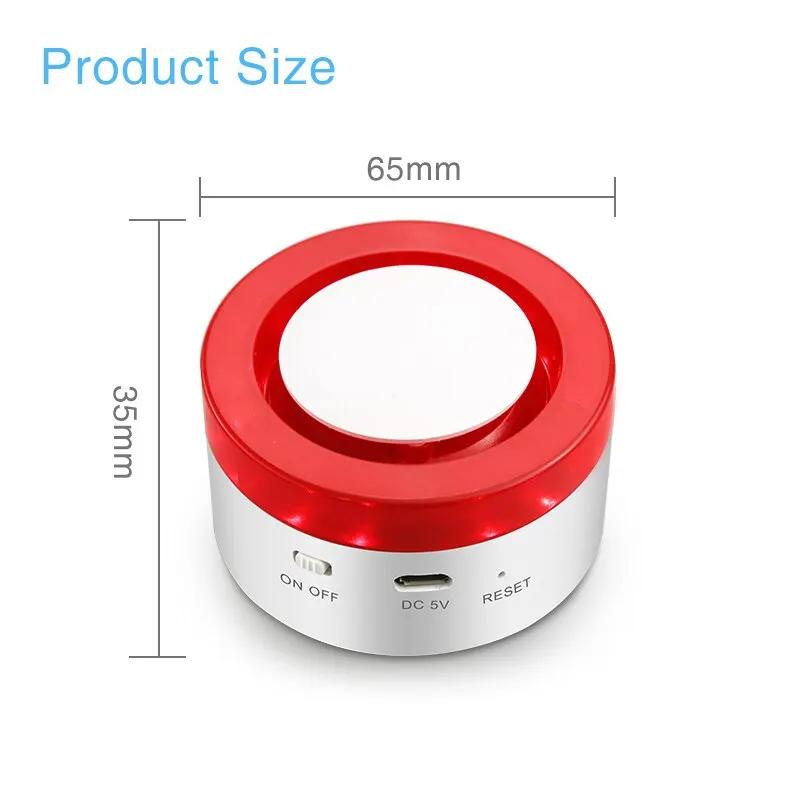 Tuya inteligente wi fi sistema de alarme segurança sem fio kit alarme casa assaltante sensor porta movimento compatível google casa alexa