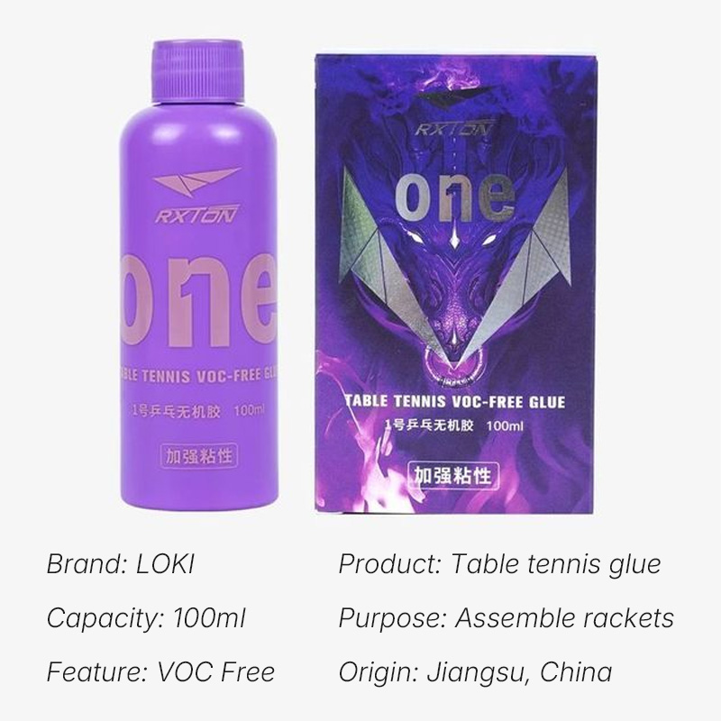 LOKI – colle de Tennis de Table, Solution d'eau, liaison sans cov pour raquette de Ping-Pong, 100ML