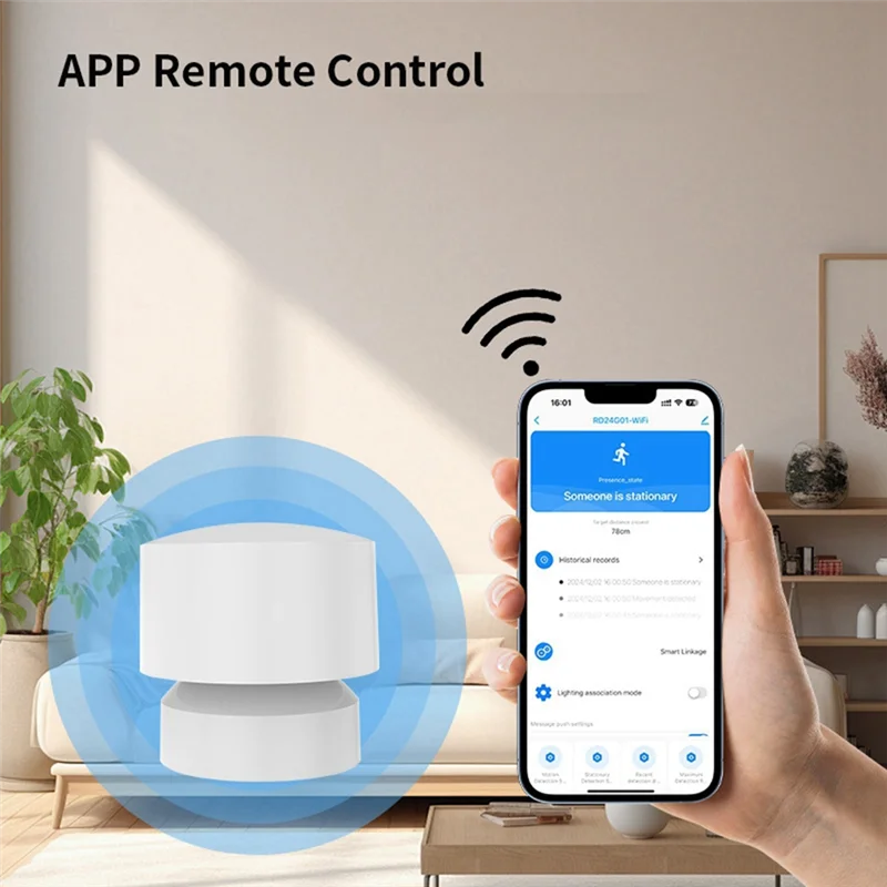 SQPP-Human Presence Detector Tuya Sensor Home Ultra Low Power Millimeter Wave Radar Breathing Motion Detection ZIGBEE