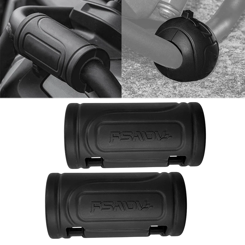 25mm guarda motor da motocicleta para bmw r1250gs r1200gs adv f850gs r1300gs f750gs crash bar pára-choques protetor bloco decorativo