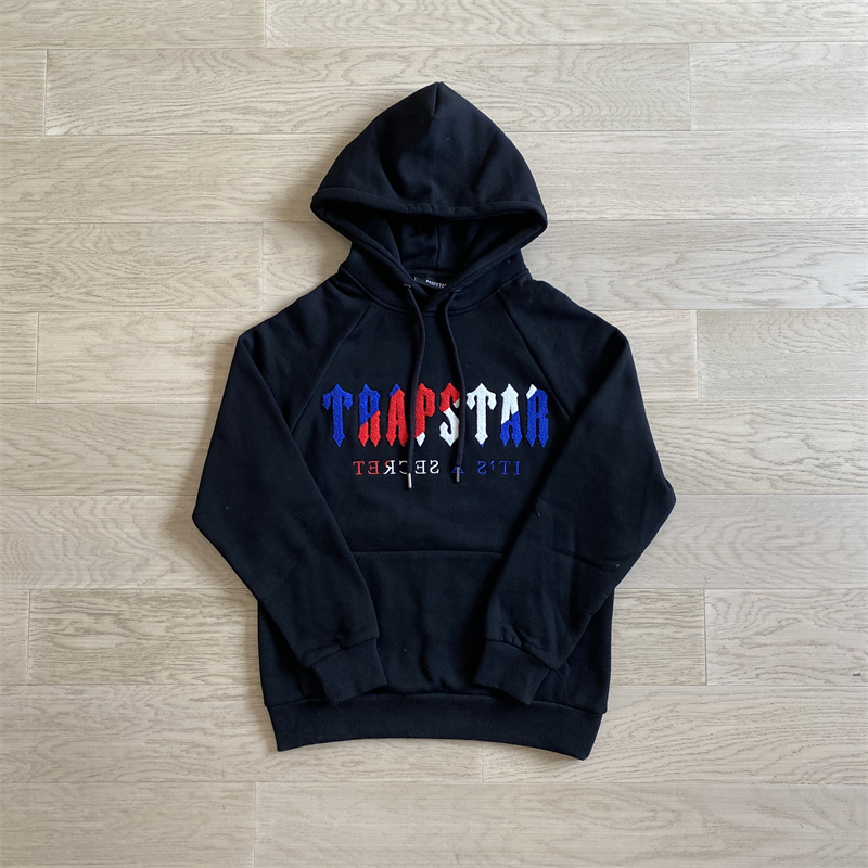 Markowe haftowane dresy europejski amerykański sweter Unisex mężczyzn kobiet Retro Hip Hop Street sportowa bluza z kapturem clothi【nie zestaw 】