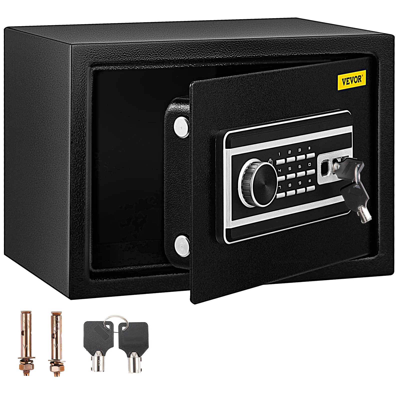SucceBuy Safe mit Fingerabdruckschlössern, 0,8/1,7/2,1 Kubikfuß, digitales elektronisches Geheimnis, verstecktes Sparschwein für Geldpistolen