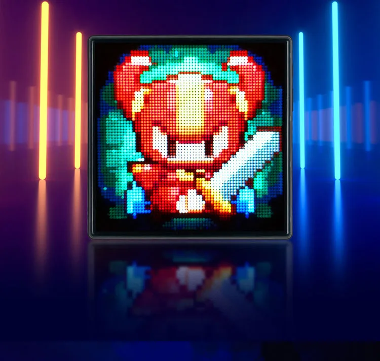 Смарт-дисплей "сделай сам", "Умная" Матрица, пиксельный дисплей, RGB, граффити, Bluetooth, управление через приложение, художественный дисплей для игровой комнаты, Декор, Настольная анимационная рамка