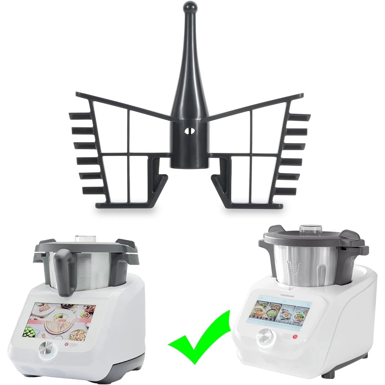 Whisk for Monsieur Cuisine Connect and Smart Butterfly Mixing for Preparing Creamy Desserts Cream Egg Whites