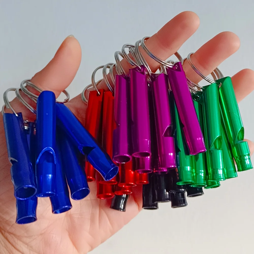 30 Stuks Gekleurde Noodlife Guard Met Sleutelhanger, Gebruikt Voor Kamperen, Wandelen, Buitensporten