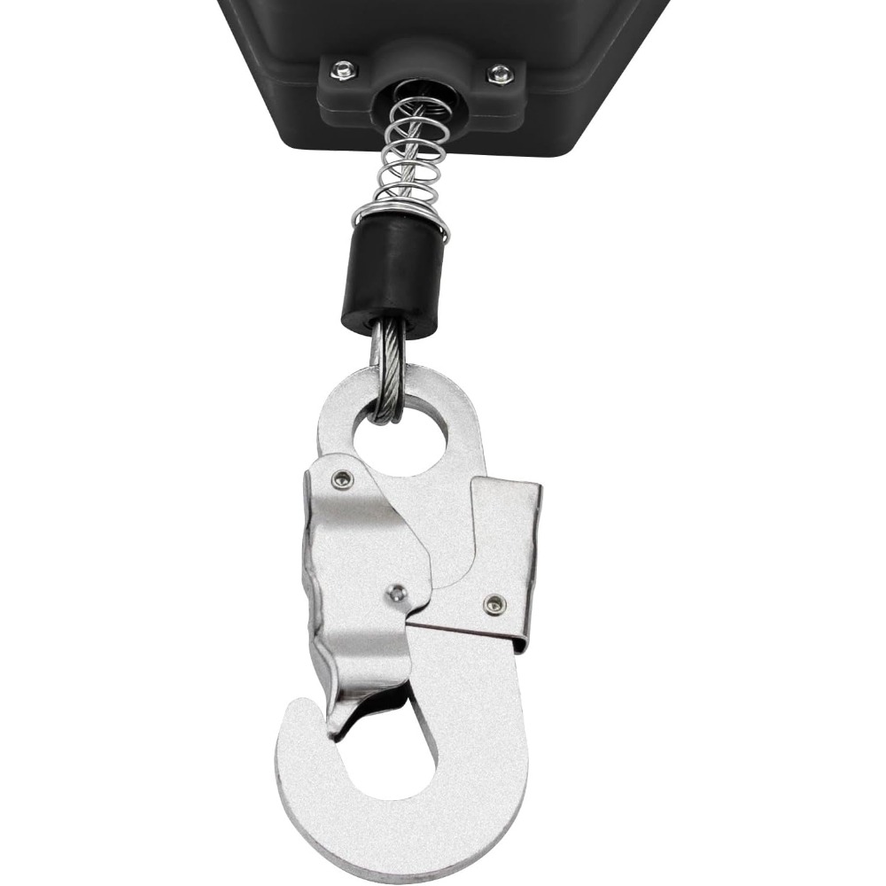 49ft Safety Self Retracting Lifeline Fall Arrester Fall Protection Device with Alloy Steel Hook for Engineering Construction Etc
