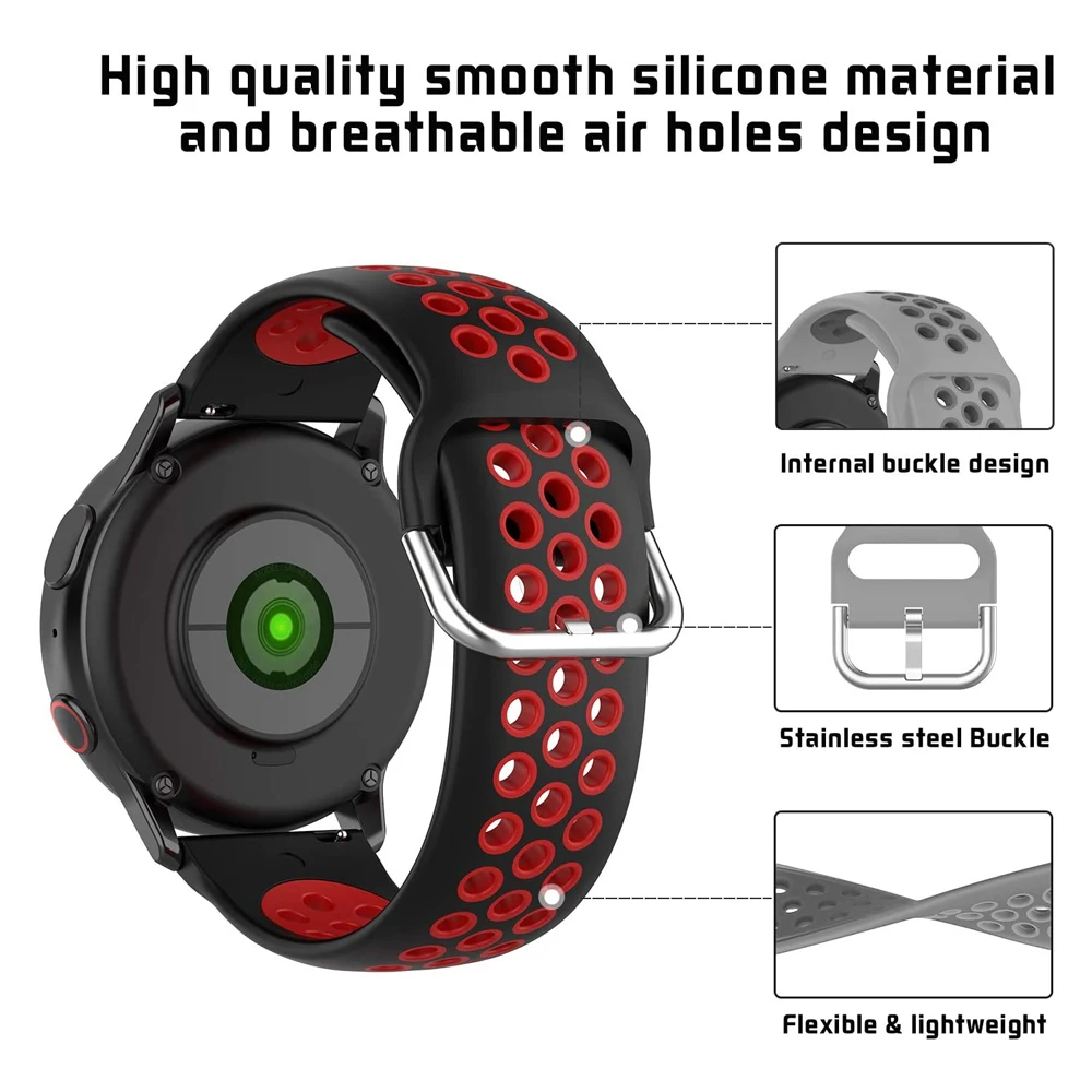 Pulsera de 22mm para Redmi Watch 5 Active/Lite, accesorios de pulsera deportiva, Correa para Huawei GT5 46mm GT2E, Correa de silicona
