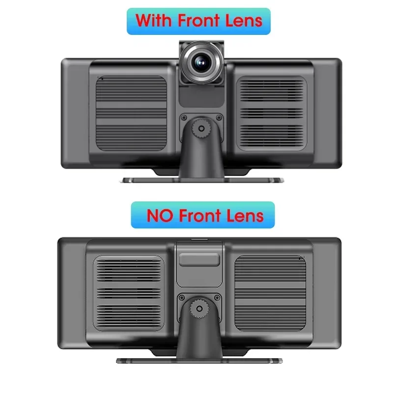 Srnubi 10,26 "cámara de salpicadero retrovisor Carplay Android Auto 4K DVR reproductor de navegación GPS grabadora de doble lente tablero 24H Park WIFI BT