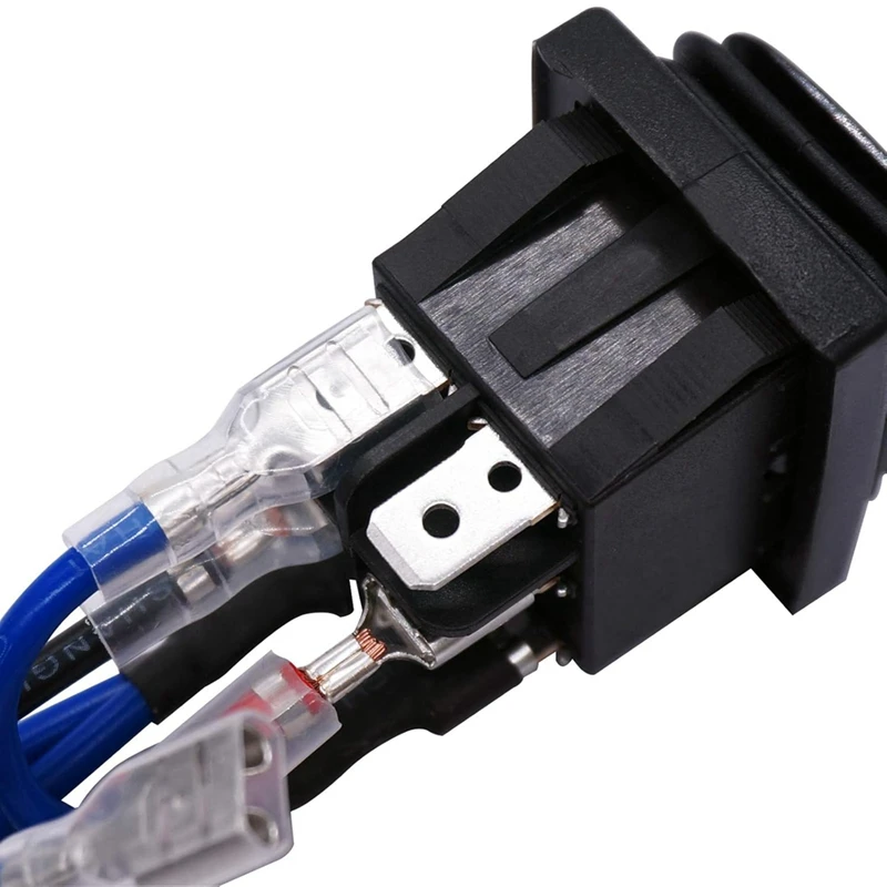 Interruptor reverso de polaridade momentânea, atuador de motor de controle à prova d'água, 6 pinos, 3 posições, interruptor de alternância