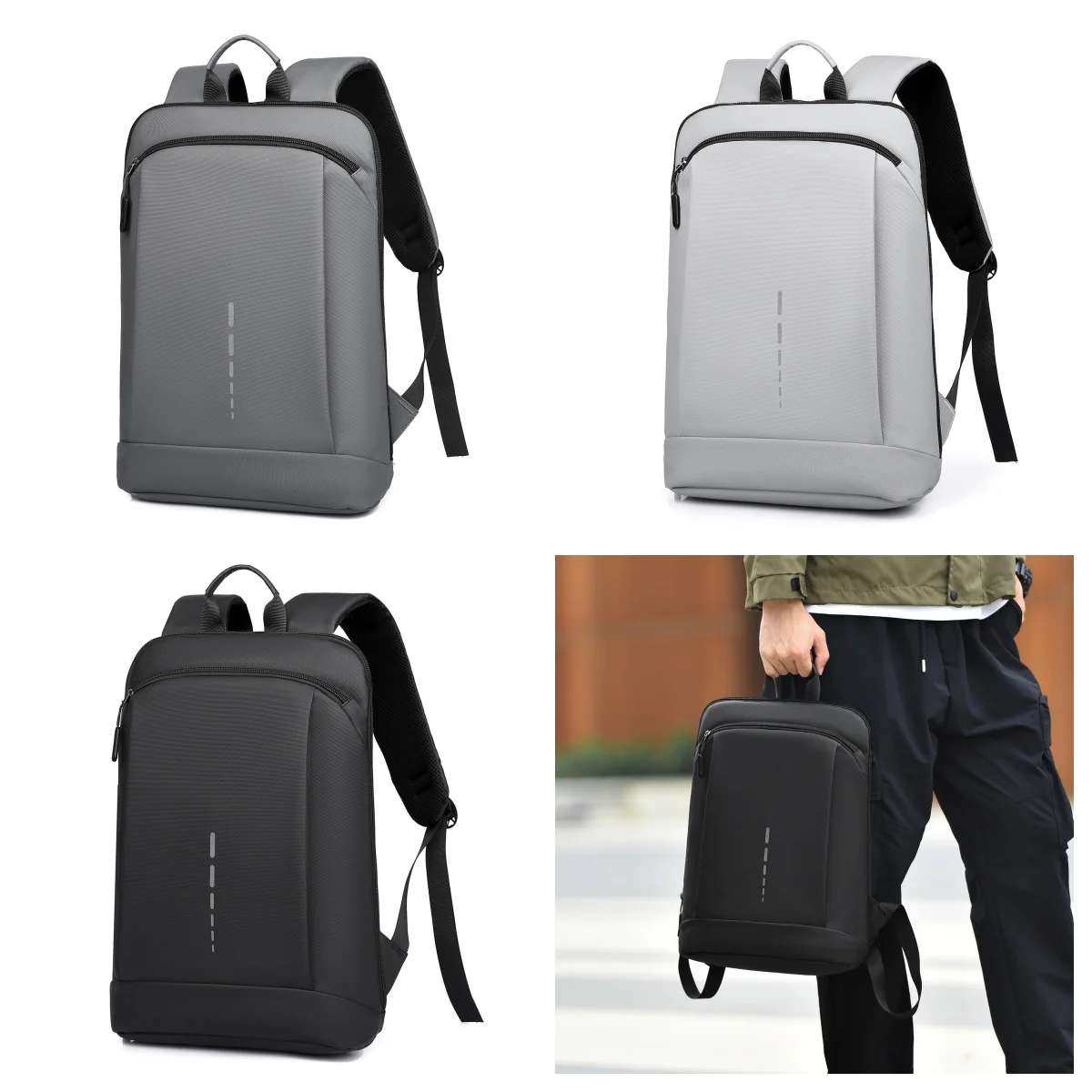 Mochila impermeable para hombre Mochila ultraligera para hombre Mochila elegante para hombre Mochila para computadora portátil de 15,6 pulgadas