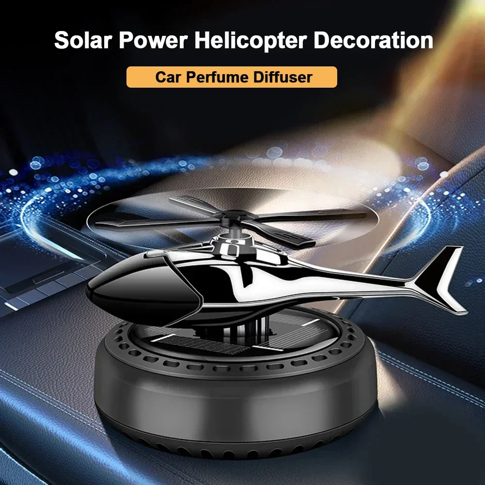 Helikopter Stylizacja Samochód Solarny Odświeżacz Powietrza Dekoracja Wnętrza Samochodu Aromaterapia Akcesoria Samochodowe Wirnikowa Śmigło Dyfuzor Perfum
