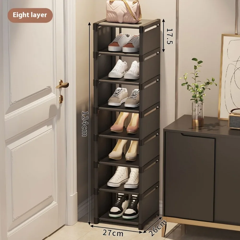 Shoe Shelf  Multiple Layers Multi Layer Installation Shoemaker For Wall Corner Stackable Shelf Space Saving Adjustable Shoe Rack