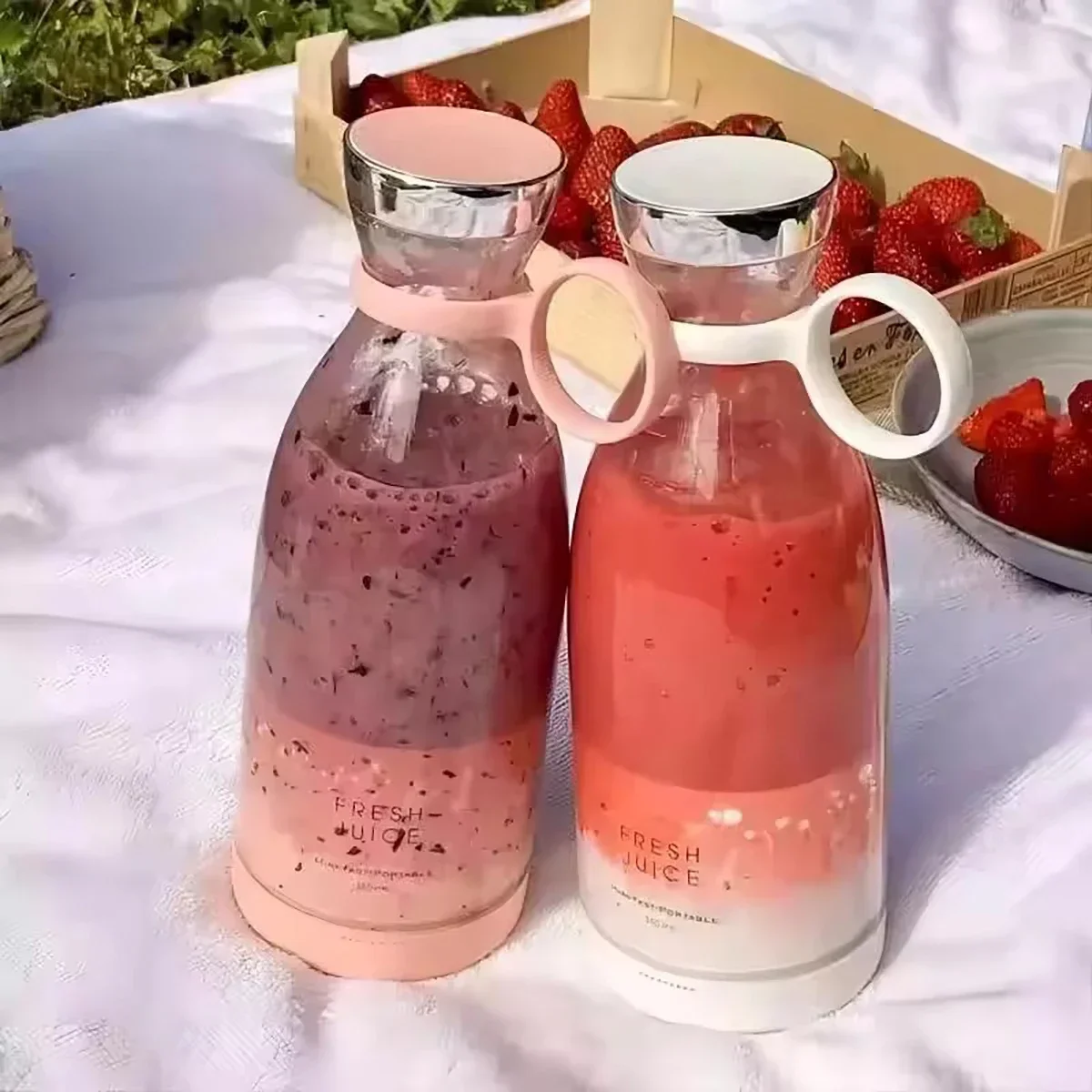 1pc fabricante de comida para bebê sem fio, liquidificador portátil de carregamento magnético para purê infantil, suco caseiro e lanches infantis