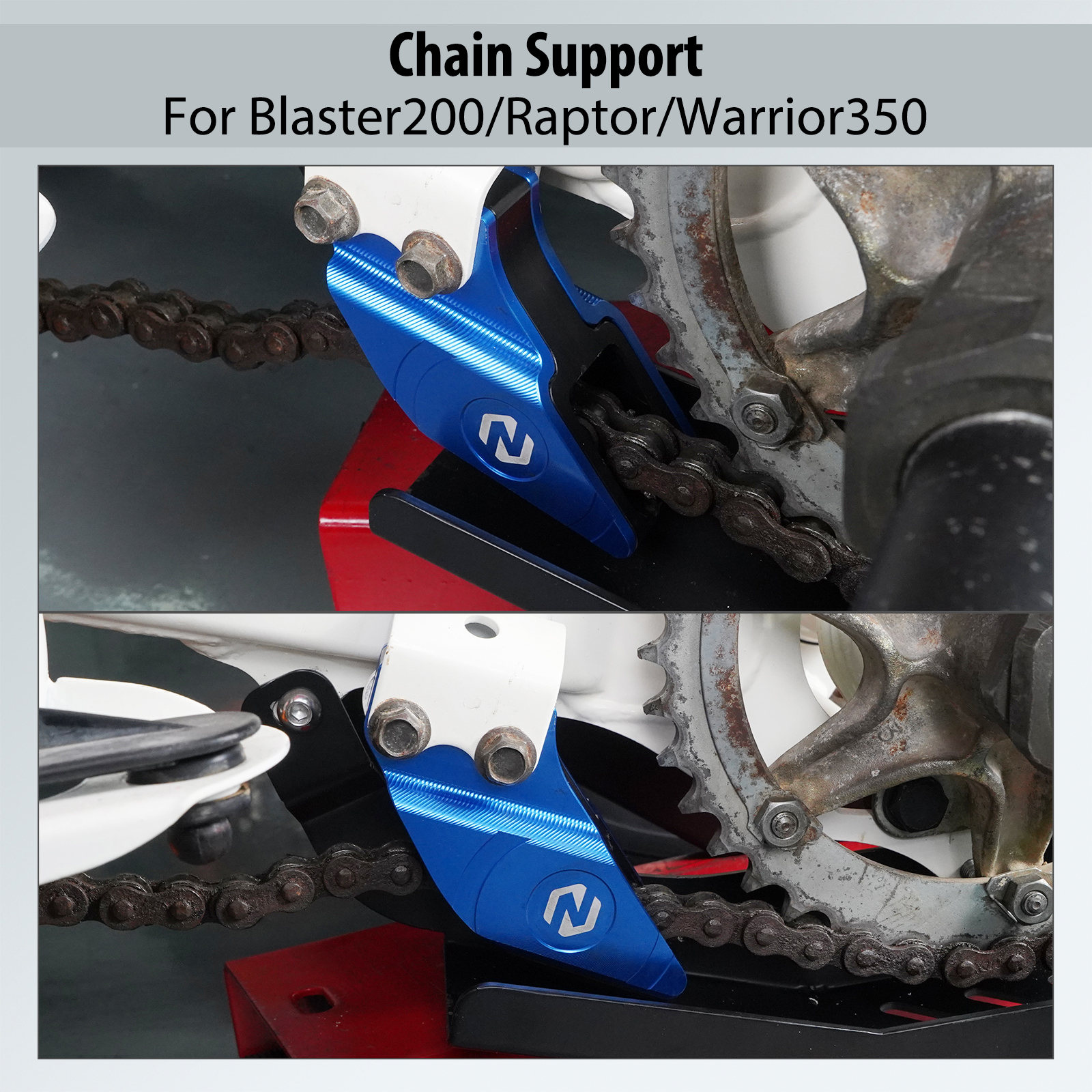 ATV For Yamaha Blaster 200 Warrior 350 Raptor 350 Chain Support Guide Slider YFS200 1988-2006 38W-22199-00-00