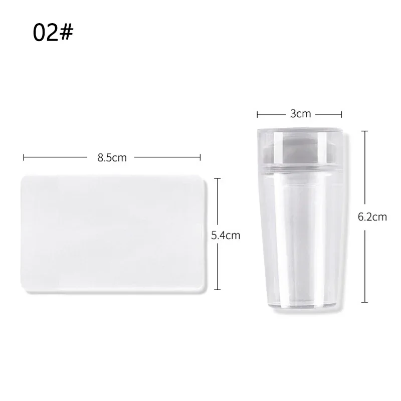 Kit de placas de carimbo para arte em unhas, placa de design de manicure francesa, estêncil de esmalte, selo, raspador, acessórios, ferramentas